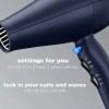 Secadora Cabello Con Difusor Rizos Peinador Ceramica Iones