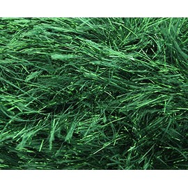 King Cole Tinsel Chunky Knitting Yarn Sparkle Eyelash Wool 3 x 50g (Emerald - 216)