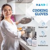 Hand-E Touch Grey Disposable Nitrile Gloves X Small 50 Count,