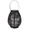 Solar Garden Lantern LED Outdoor Solar Lantern Waterproof Decorative Rattan