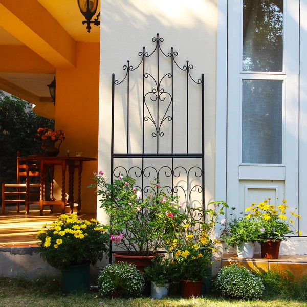SCENDOR Garden Trellis for Climbing Plants 70.8" H x 25.6"