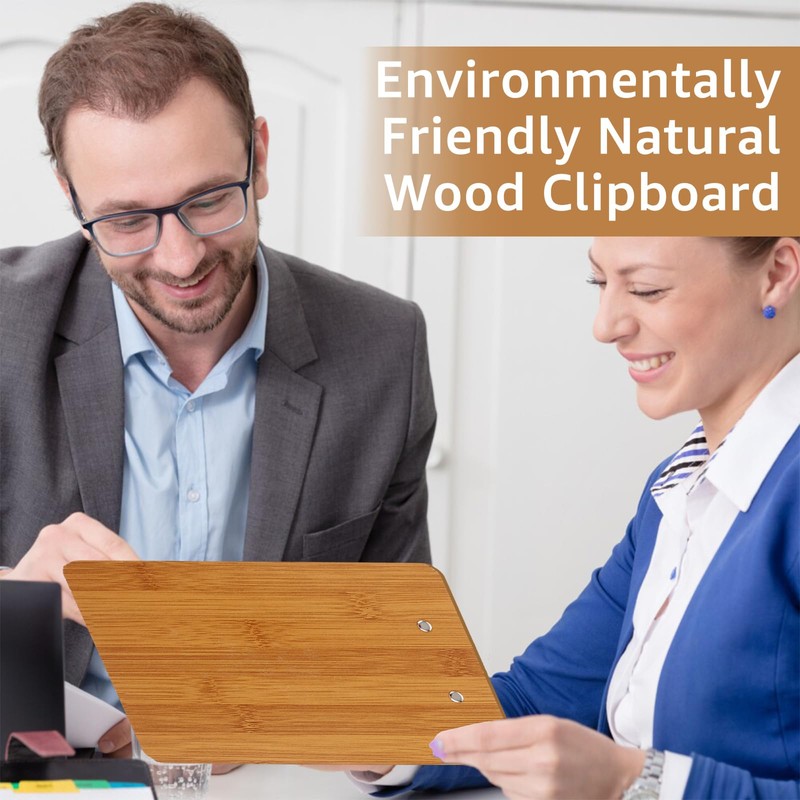 MUXHEL 30 Pcs Mini Clipboard, 8" x 4" Check Presenters,