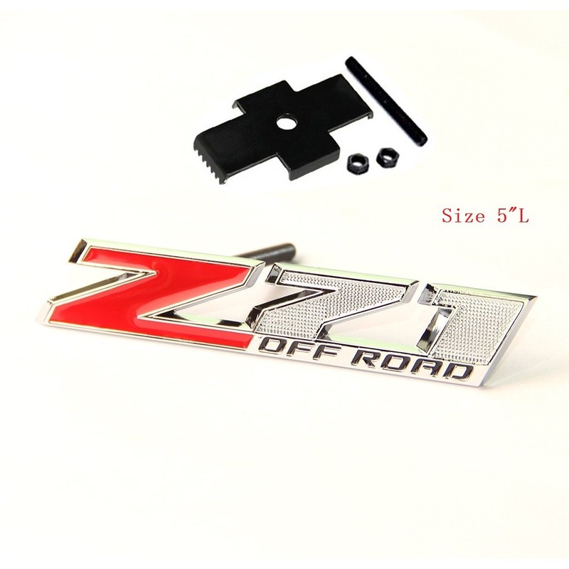 Yoaoo 1x OEM 5 Inches Grille Z71 Off Road Emblems