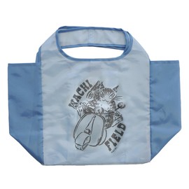 Wachifield Eco Cat Convenience Store Scooter Eco Bag Light Blue