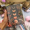 KMAAC Sun & Moon Printed Journal, Handmade Deckle Edge Old