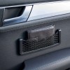 BSBSDJB 2pcs Car Interior Body Edge Black Elastic Net Storage