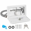 Lockable RV Exterior Shower Box Kit with 1.5m Hose, Hot