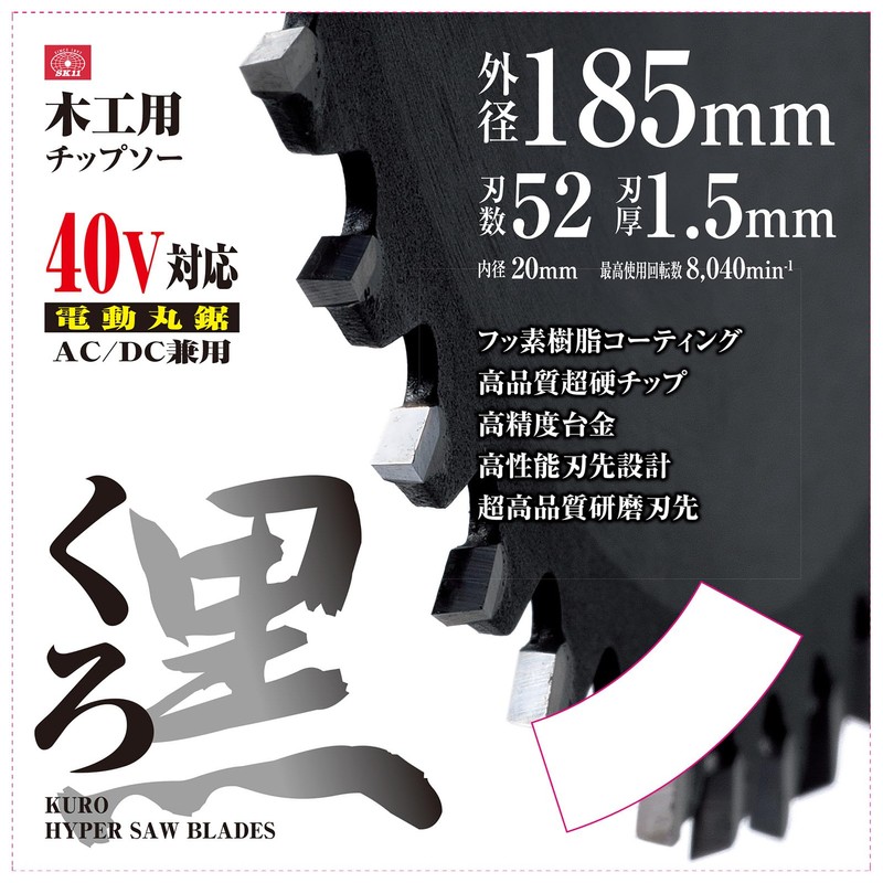 SK11 Black Carbide Tipped Saw Blades for Woodwork