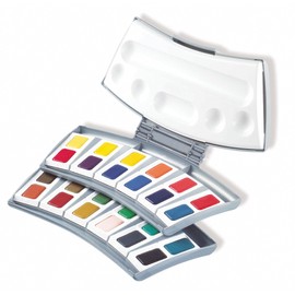 Pelikan 721894 Aquarell-Malkasten mit 24 Farben, 1 Stück, Sortiert