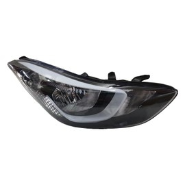 CHUNILLE Left & Right Headlight 921023Y500 HY250218 HY2503187 【LED Model】 Pair Headlamp Assembly Front For Hyundai Elantra 2014 2015 2016 Black (Left and Right)