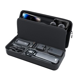 CYNOVA Osmo Pocket 3 Carry Case for DJI Pocket 3 Accessories, Carrying Case Compact Travel Protection Bag for DJI Pocket 3, Compatible with DJI OSMO Pocket 3 Creator Combo Accessories, black, Carrying