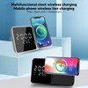 3 in 1 Wireless Charging Stand with Digital Alarm Clock