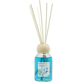 Ambientair Difusor de Varillas 100 ml Aroma Brisa Marina Mikado Clásico Aromatizante de Ambiente Fresco y Marino con Varillas de Ratán