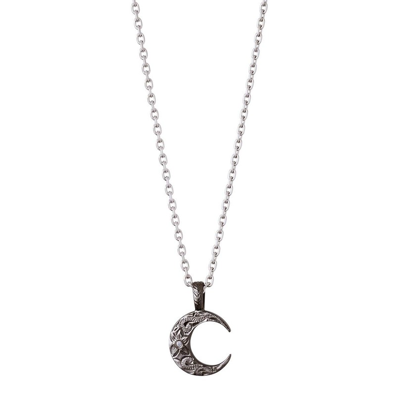 The Kiss L-N8036DM Surgical Stainless Steel Hawaiian Jewelry Necklace, Diamond