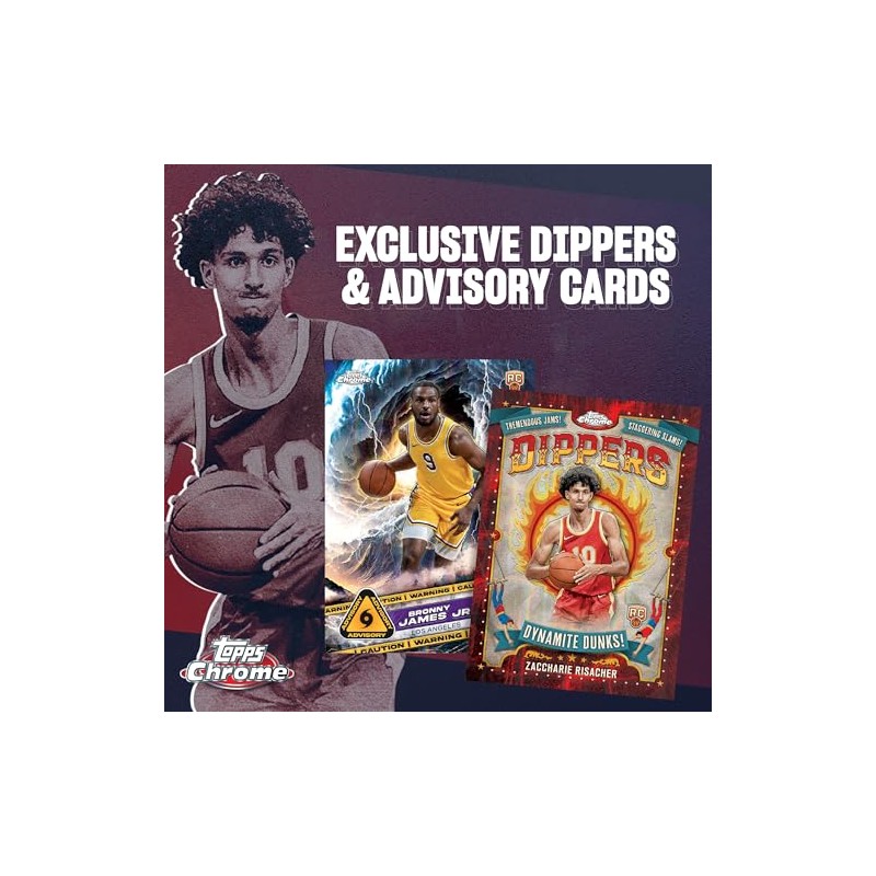 Baloncesto Topps Chrome 2024-25 - Sellado de fábrica - Mega