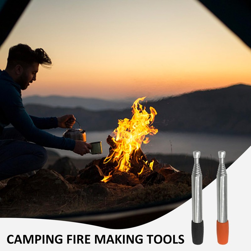 USHXVG 2-piece fire pit accessories, fire box fire wand, fireplace