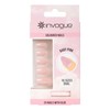 Invogue Oval Shape False 28 Nails Baby Pink 25g