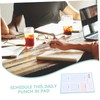 TEHAUX Daily Planner Notepad Removable Tearable Memo Pad for Office