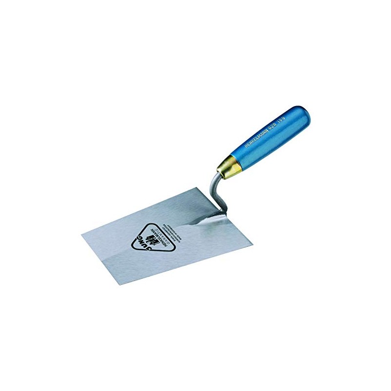 Jung 62618000 Masons Trowel with S-Neck, Grey/Blue, 180 mm