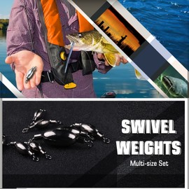 9Tong Drop Shot Angel Weight Set Brass Fishing Weights Lead Sea Swivels Fishing Weights Saltwater Fresh Water