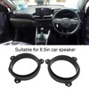 1 Pair 6.5in Door Speaker Spacer Wire Harness Kit Black