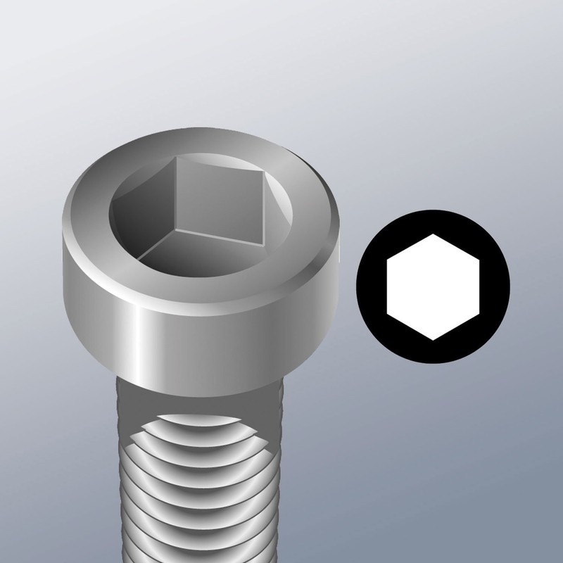 840/1 Impaktor Insert Bit Hex-Plus 4mm x 25mm Carded