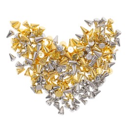 FRCOLOR 200Pcs Nail Charms Decorative Nail Ornaments for DIY Nail Art Manicure Durable Fade Resistant Designs for Creative Nail Styles Crafts