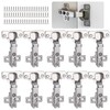 10 PCS Cupboard Hinges, Honeueuen Cabinet Hinges, Cold Rolling Hinge
