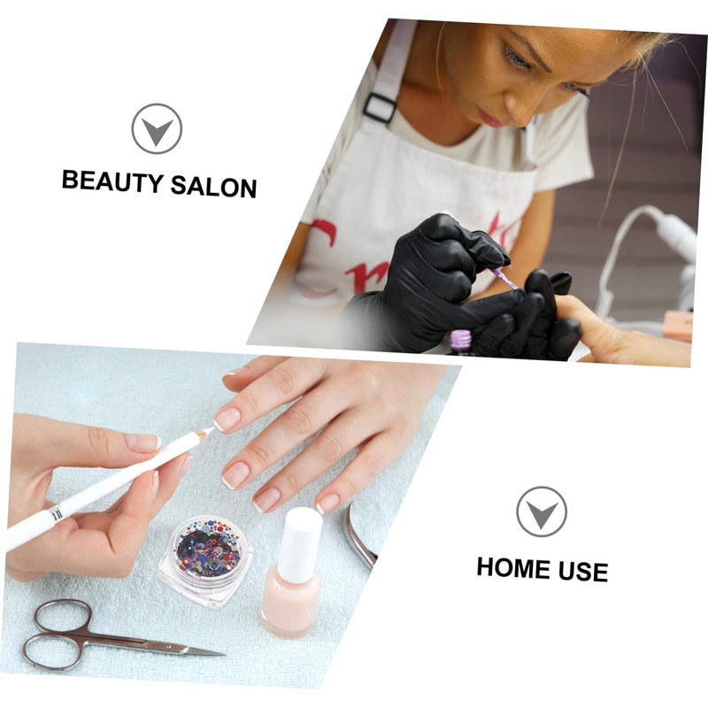 WOONEKY Star-Shaped Nail Art Sequins for Manicure Nail Decors for