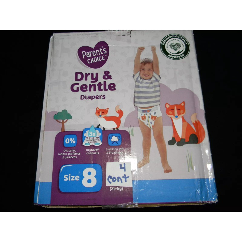 Parent's choice 4 sample Parent's choice size 8 over 41+Lbs.