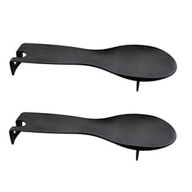 Set of 2 Kitchen Spoon Rest Nylon For Stove Top Cooking Tasting Spoons Utensils Keep Counters Clean Heat Resistant to 204 Degrees BPA Free