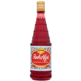 Rooh Afza - Beverage Base Sharbat Syrup (1 Pack Deal x 800 ML) Drink of the east, the taste of happiness by hamdard.