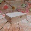 Plain Wooden Tea Bag Box with 12 compartments, Unpainted Case