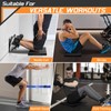 Bilbear Adjustable Nordic Curl Strap with Kneeling Mat,Portable Hamstring for