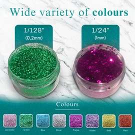 Biodegradable Glitter Eco-Friendly Makeup Purple 4g Size 0.2mm Glitter for Face Hair Eco Friendly Glitter Biodegradable No Plastic Carnival and