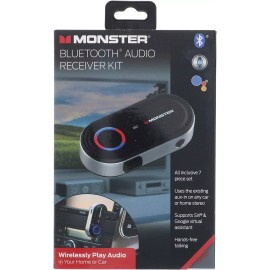Monster BRAND NEW MONSTER Monacor Audio Receiver Set, Black (MBA9-1009-BLK)