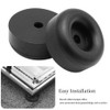4 Pcs 2.5" Round Rubber Bump Stops for Trailer Ramp
