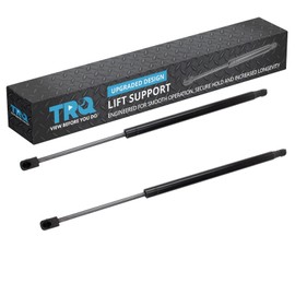 TRQ Driver & Passenger Side Back Glass Lift Support Shock Strut Set Compatible with 2007-2017 Ford Expedition 2006-2017 Lincoln Navigator