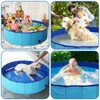 4VWIN Foldable Dog Swimming Pool Pet Large Paddling Pool Puppy