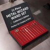 11-Piece Premium Metal Wizard Wand Set – Collector’s Edition |