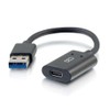 C2G 54428 15CM USB-C Female to USB-A Male SuperSpeed USB