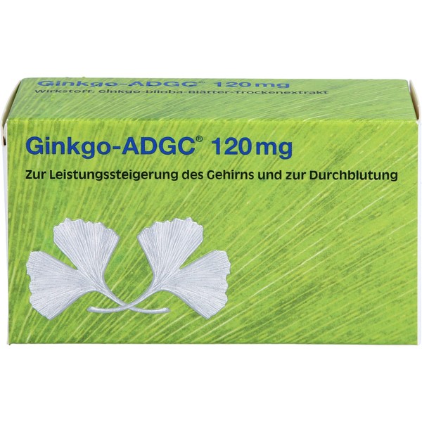 Ginkgo ADGC 120 mg Film-Coated Tablets, Pack of 60