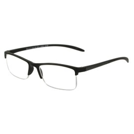 Foster Grant mens Paolo Square Glasses Reading Glasses, Black, 59 mm US
