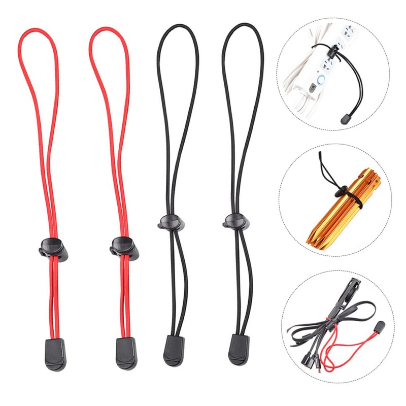 DOITOOL Elastic Bungee Cord 4pcs Tie Down Straps for Backpack
