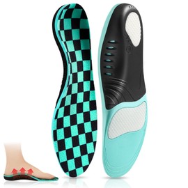 Plantillas Ortopédicas para Fascitis Plantar, Soporte para Pies Planos y Arco Alto, Amortiguadoras y Antifatiga, Alivio del Dolor, Ortesis para Caminata Cómoda, Talla XS (37~39)