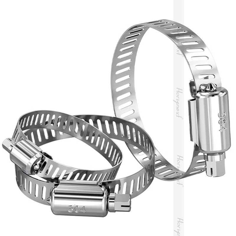 Horiznext 9 inch stainless steel hose clamp, adjustable metal worm