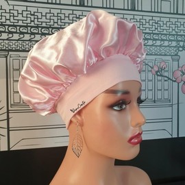 Deni Carte Satin Schlafkappe zum Sichern der Haare Locken