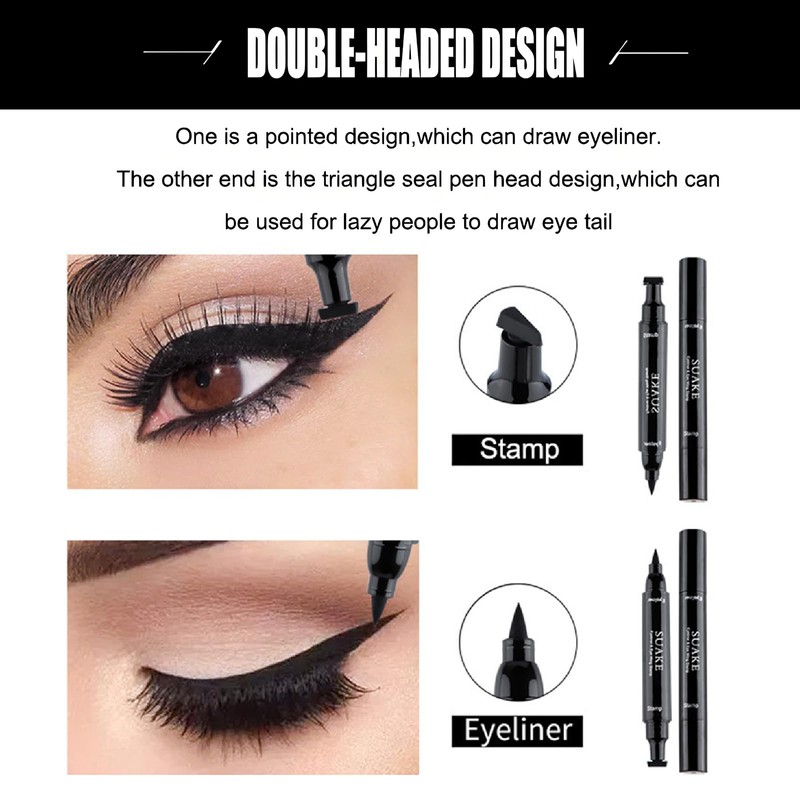 2Pack Dual Tip Eyeliner Stamp Pen 2 in 1 –