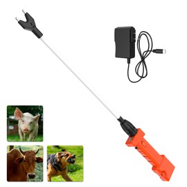 Cattle Prod Rechargeable with Led Light 50.4 inch, Waterproof Cattle Prod for Dogs, Electric Cattle Prod Livestock, Lightweight Cattle Prod Livestock for Cow