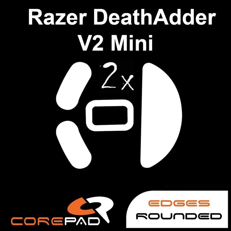 COREPAD Skatez PRO 190 Replacement Mouse Feet for Razer Deathadder